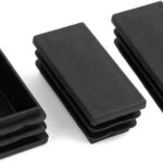 Black Nylon Internal Cap For Rectangular Pipe