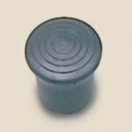 Black Nylon External Cap For Round Pipe