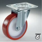 White Nylon Castor Wheel * CENP *