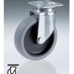 Grey Rubber Castor Wheel * CEJ *