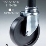 Black Nylon Castor Wheel * CEA *