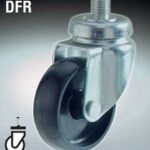 Black Nylon Castor Wheel * CEB *