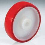 White Nylon Castor Wheel * CEN *