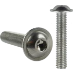 DIN 7380F Stainless Steel Flange Button Head Sockets