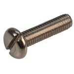 DIN 84 Stainless Steel Slotted Pan Head Screws