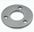 Stainless Steel Flange Base Round Polished W Hole