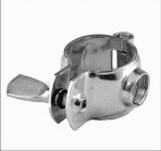 Stainless Steel Pipe Support W Hinge